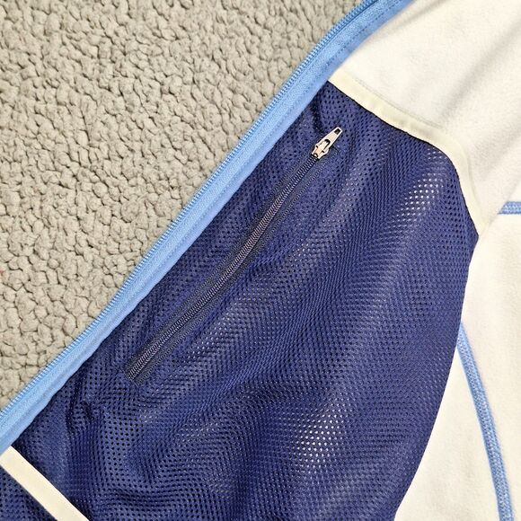 L.L. Bean Fleece Vest Womens Size Large Full Zip Sky Blue Regular Polartech Cozy - Picture 6 of 12